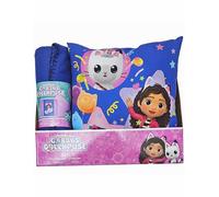 DREAMWORKS ANIMATION Mantas Infantiles de la Marca Modelo Set Manta Polar + cojin La Casa de Muñecas de Gabby