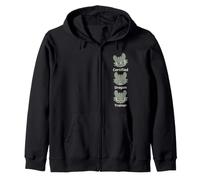 DreamWorks Dragons A Little Feisty Toothless Front & Back Sudadera con Capucha