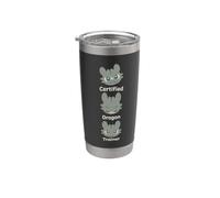DreamWorks Dragons A Little Feisty Toothless Front & Back Vaso térmico de acero inoxidable de doble pared