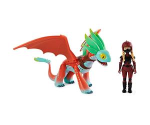 DreamWorks Dragons Adventure Set, Figuras de Alex y Feathers The Nine Realms, Juguetes para niños a Partir de 4 años