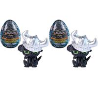 Dreamworks Dragons, Coleccionables Cuentos de Toothless, 1 Figura de dragón Coleccionable con Huevo de dragón para Mayores de 4 años (Paquete de 2)