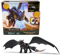 Dreamworks Dragons, How to Train Your Dragon, Ultimate Plasma Blast Toothless, Figura de acción de alas de 25 Pulgadas con Luces y Sonidos, Juguetes para niños a Partir de 4 años