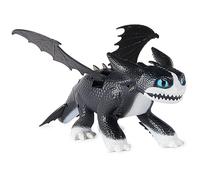 DreamWorks Dragons Fire and Flight - Figura de Trueno de 12 Pulgadas con Luces y Sonidos, los Nueve reinos, Juguetes para niños a Partir de 4 años