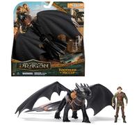 Dreamworks Dragons - Pack Figura Dragón y Vikingo: Desdentao y Hipo de Cómo Entrenar a Tu Dragón - Figuras de Acción Articuladas - 6074007 - Juguetes Niños 4 Años + - Regalo Niño 4 Años +