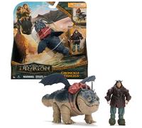 Dreamworks Dragons - Pack Figura Dragón y Vikingo: Gronkel y Patapez de Cómo Entrenar a Tu Dragón - Figuras de Acción Articuladas - 6074006 - Juguetes Niños 4 Años + - Regalo Niño 4 Años +