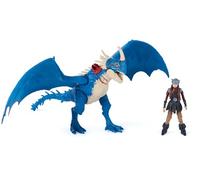 DreamWorks Dragons - Pack Figura Dragón y Vikingo: Nader Mortífero y Astrid de Cómo Entrenar a Tu Dragón, Diseño Exclusivo Trial of Flame - Figuras de Acción Articuladas - Juguetes Niños 4 Años +