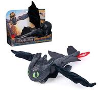 Dreamworks Dragons - Peluche Desdentao Cómo Entrenar a tu Dragón: Vuela y Abraza - Peluche Dragón de +30 cm Furia Nocturna - 6072913 - Juguetes Niños 4 Años + - Regalo Niño 4 Años +