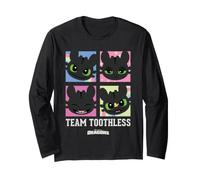 DreamWorks Dragons Team Toothless Expressions Manga Larga