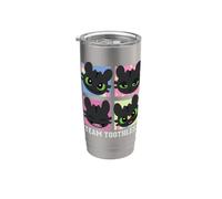 DreamWorks Dragons Team Toothless Expressions Vaso térmico de acero inoxidable de doble pared