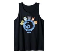 DreamWorks Dragons Tiny Adventures Circle Emblem Camiseta sin Mangas