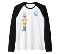 DreamWorks Dragons Tiny Adventures Dragon Tower Camiseta Manga Raglan