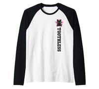 DreamWorks Dragons Toothless A Little Feisty Front & Back Camiseta Manga Raglan