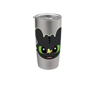 DreamWorks Dragons Toothless Butterfly Fun Vaso térmico de acero inoxidable de doble pared