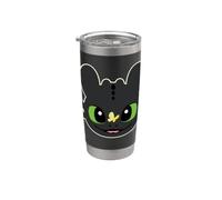 DreamWorks Dragons Toothless Butterfly Fun Vaso térmico de acero inoxidable de doble pared