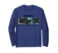 DreamWorks Dragons Toothless Certified Trainer Manga Larga