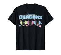 DreamWorks Dragons Toothless Cute Trio Camiseta