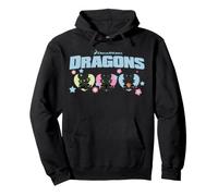 DreamWorks Dragons Toothless Cute Trio Sudadera con Capucha