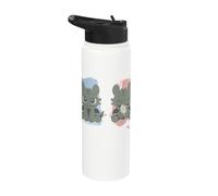 DreamWorks Dragons Toothless Expression Paint Strokes Stainless Steel Insulated Water Bottle