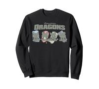 DreamWorks Dragons Toothless Expression Paint Strokes Sudadera