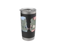 DreamWorks Dragons Toothless Expression Paint Strokes Vaso térmico de acero inoxidable de doble pared
