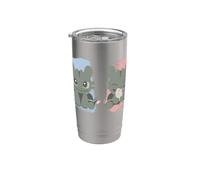 DreamWorks Dragons Toothless Expression Paint Strokes Vaso térmico de acero inoxidable de doble pared
