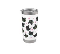 DreamWorks Dragons Toothless Expressions All Over Print Vaso térmico de acero inoxidable de doble pared