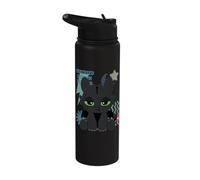 DreamWorks Dragons Toothless Feisty Trainer Stainless Steel Insulated Water Bottle