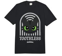 DreamWorks Dragons Toothless Happy Expression Comfort Colors Adult Heavyweight T-Shirt