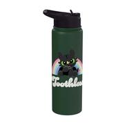 DreamWorks Dragons Toothless Rainbow Butterfly Stainless Steel Insulated Water Bottle