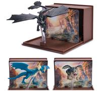 DreamWorks Dragons World of Berk: Libro de los Dragones Multi-Pack 3 Dragones y tarjetas coleccionables con pantalla de 4 aos y arriba