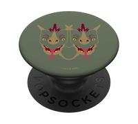 DreamWorks Dragons Zippleback Big Face PopSockets PopGrip Adhesivo