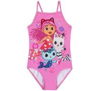 DreamWorks Gabby’s Dollhouse Bañador Niña, Bañador Natacion Niña De Sirena, Bañadores Una Pieza, Rosa 6-7 Años