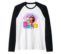 DreamWorks Gabby’s Dollhouse Next Stop First Grade Camiseta Manga Raglan