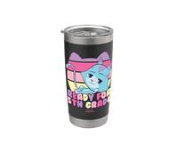 DreamWorks Gabby’s Dollhouse Ready For 5th Grade CatRat Vaso térmico de acero inoxidable de doble pared