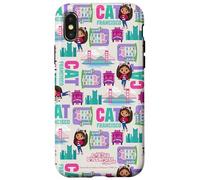 DreamWorks Gabby’s Dollhouse The Movie Cat Francisco AOP Carcasa para iPhone X/XS