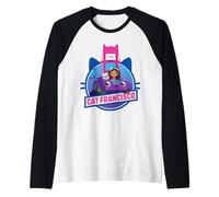 DreamWorks Gabby’s Dollhouse The Movie Cat Francisco Racer Camiseta Manga Raglan