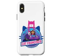 DreamWorks Gabby’s Dollhouse The Movie Cat Francisco Racer Carcasa para iPhone X/XS
