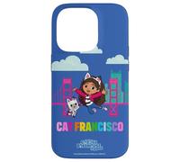 DreamWorks Gabby’s Dollhouse The Movie Cat Francisco Rainbow Carcasa para iPhone 14 Pro