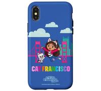 DreamWorks Gabby’s Dollhouse The Movie Cat Francisco Rainbow Carcasa para iPhone X/XS
