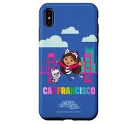 DreamWorks Gabby’s Dollhouse The Movie Cat Francisco Rainbow Carcasa para iPhone XS MAX