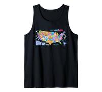DreamWorks Gabby’s Dollhouse The Movie Kitty Map Camiseta sin Mangas