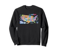 DreamWorks Gabby’s Dollhouse The Movie Kitty Map Sudadera