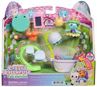 DreamWorks Gabby's Dollhouse Fairylandia MerCat's Fairy Bathroom 12-Piece Set wi