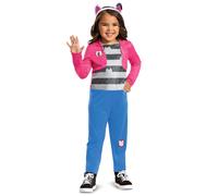 DreamWorks Gabby's Dollhouse Official Gabby Kids Costume and Cat Ears
