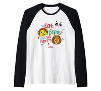 DreamWorks KouKou Eat, Drink & Be Merry Trio Camiseta Manga Raglan