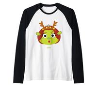DreamWorks KouKou Fiona Reindeer Holiday Camiseta Manga Raglan