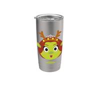 DreamWorks KouKou Fiona Reindeer Holiday Vaso térmico de acero inoxidable de doble pared