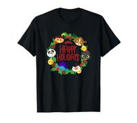DreamWorks KouKou Happy Holidays Character Wreath Camiseta