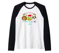 DreamWorks KouKou Merry Christmas & Happy New Year Camiseta Manga Raglan