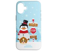 DreamWorks KouKou Skipper Snowman & Mort Santa Stop Carcasa para iPhone 16 Plus